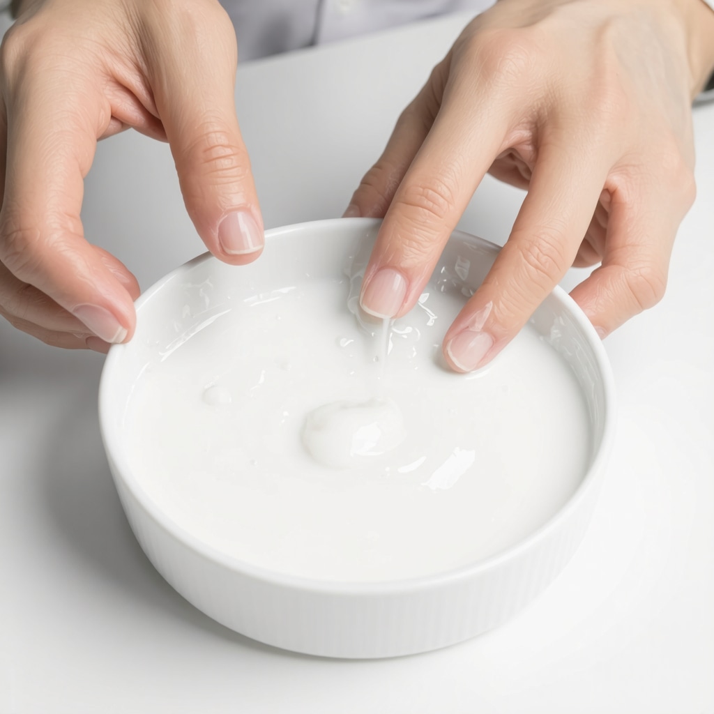 Scientist mixing natural tallow moisturizer with microencapsulated antioxidants in lab