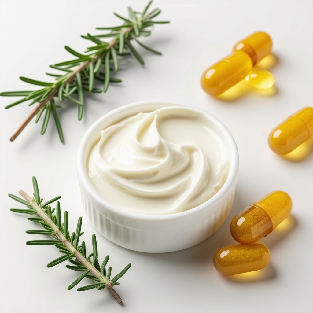 Whipped tallow cream with rosemary and vitamin E illustrating enhanced formulation techniques
