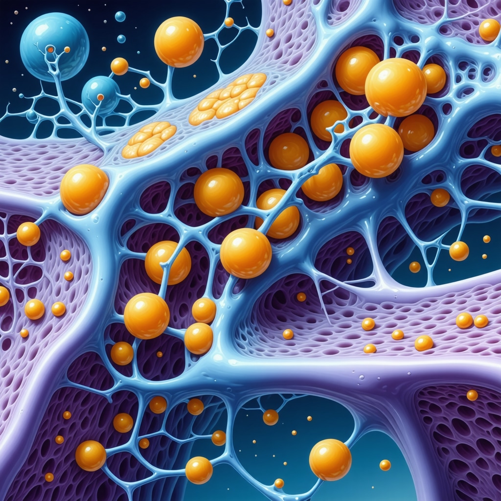 Illustration of tallow fatty acids integrating with human skin lipid layers to enhance barrier function