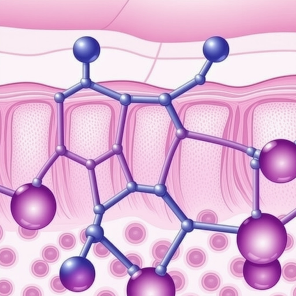 Diagram illustrating molecular lipid structure similarity between tallow and human skin lipids