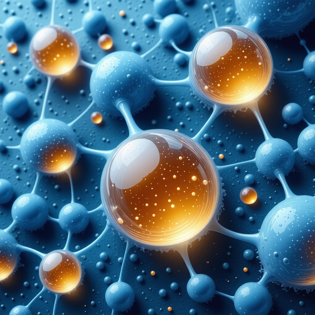 Illustration of skin cells with lipid layers improved by tallow cream showing anti-inflammatory effects