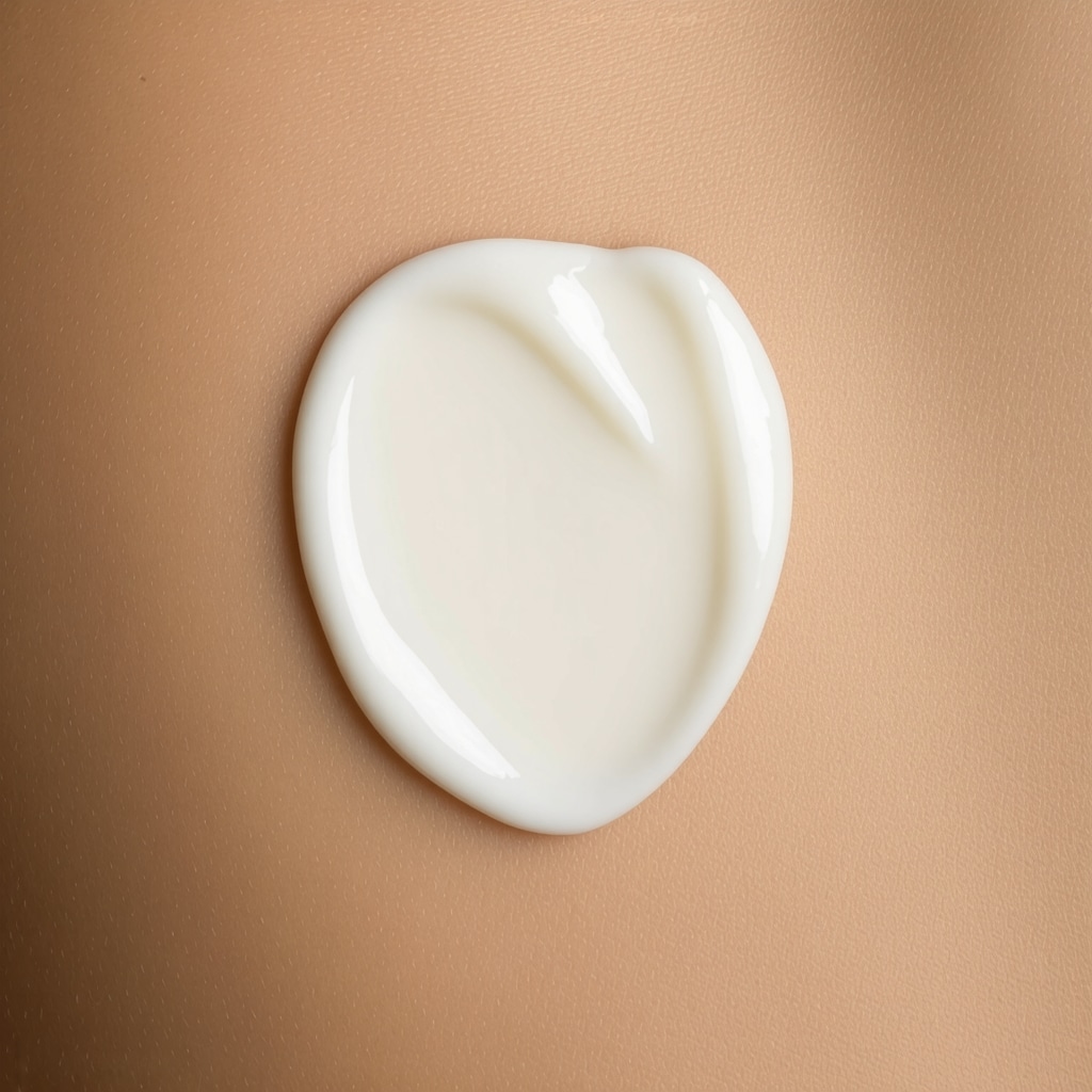 Macro shot showing grass-fed tallow balm texture and absorption on male skin under natural lighting