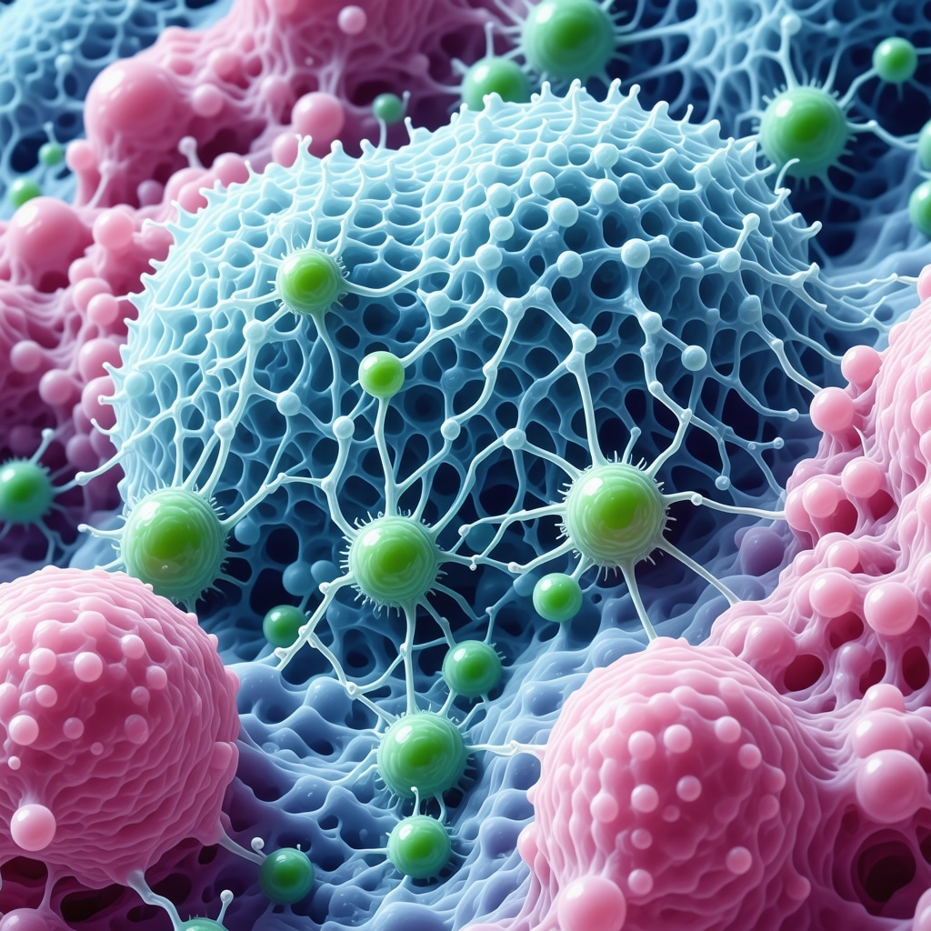 Scientific visualization of grass-fed tallow lipids interacting with skin microbiome and nanotechnology delivery systems