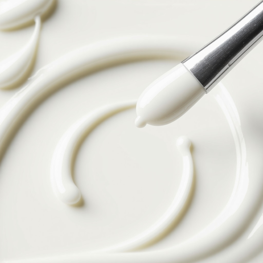 Close-up of tallow cream with essential oil droplets illustrating absorption and synergy