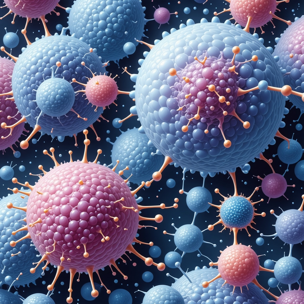 Scientific illustration of grass-fed tallow fatty acids modulating skin microbiome bacteria