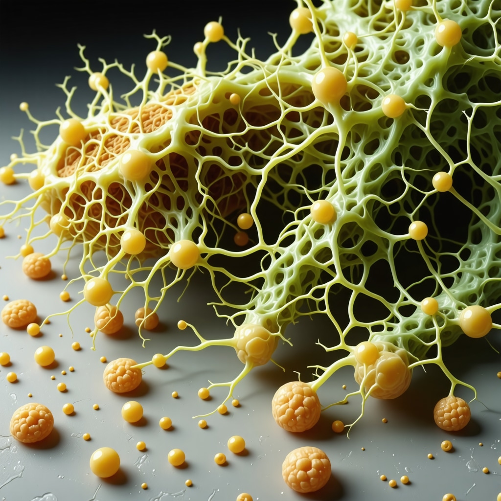 Diagram depicting molecular synergy of grass-fed tallow lipids with human skin and microbiome