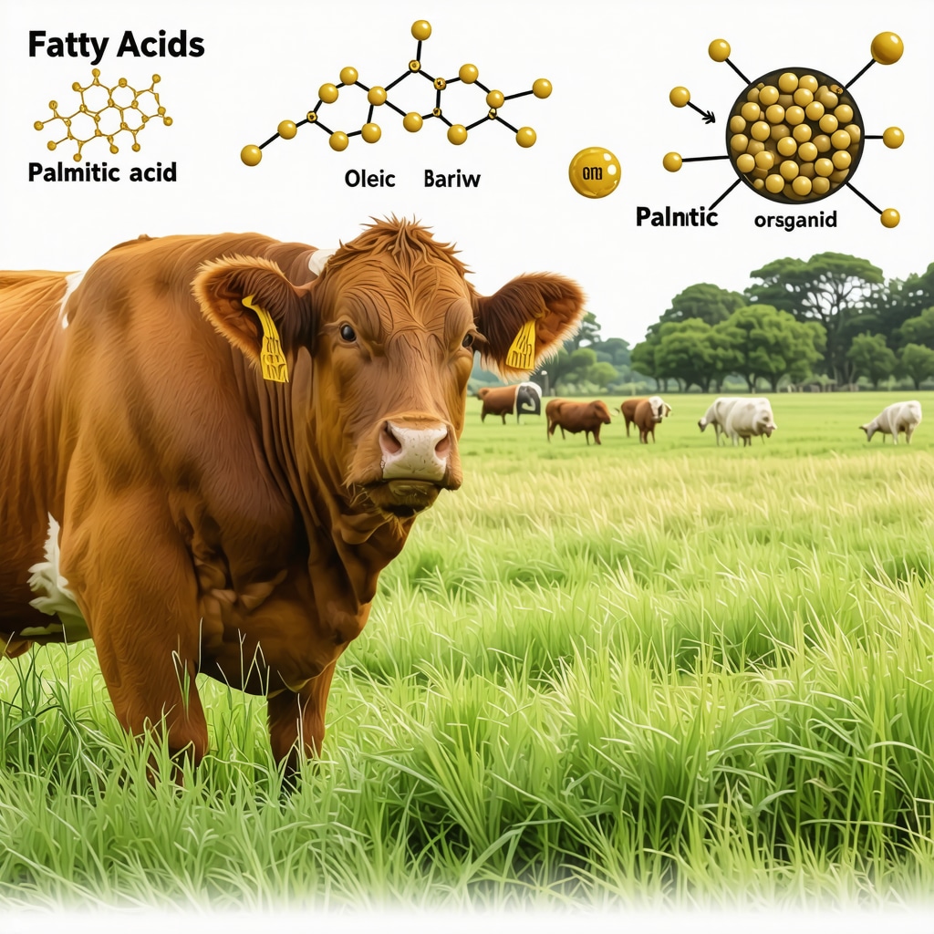 Infographic depicting fatty acid molecular structures in organic tallow balm integrating with skin lipids, alongside images of pasture-raised cattle and lab testing apparatus