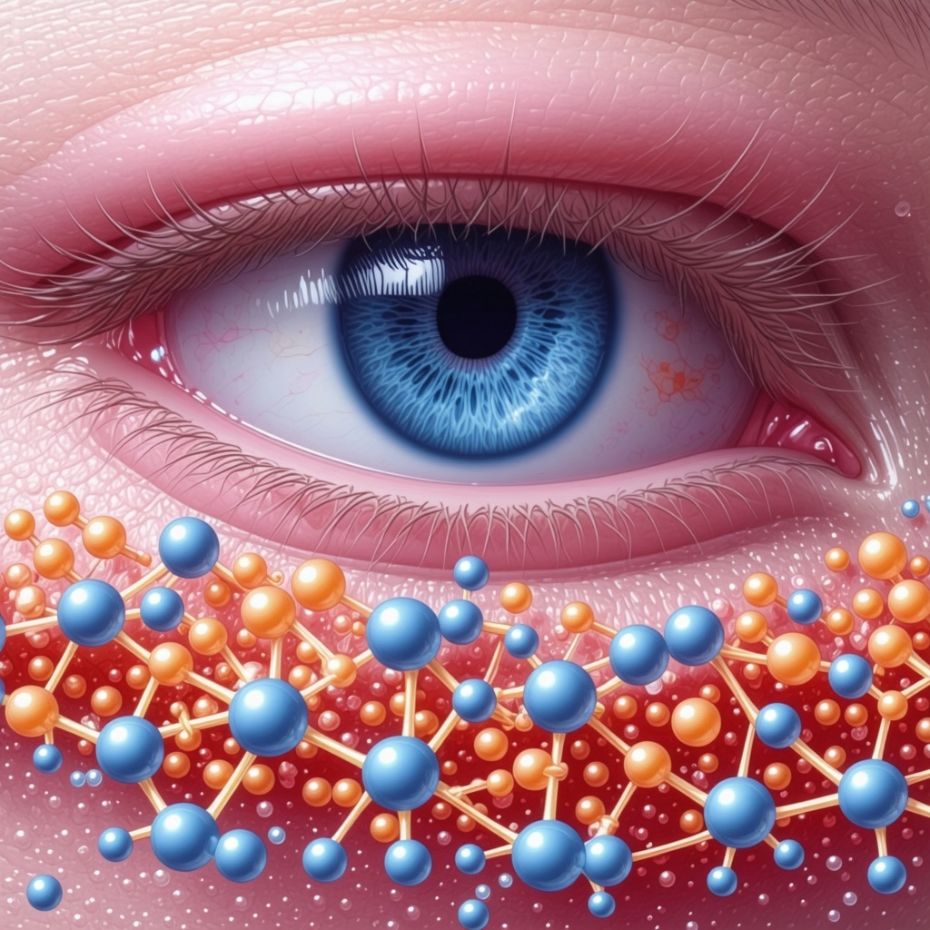 Scientific diagram illustrating tallow lipid molecules interacting with the skin's stratum corneum lipid layers