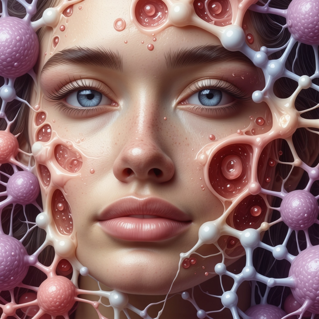 Visualization of nanostructured lipid carriers encapsulating beef tallow interacting with skin microbiome and lipid layers
