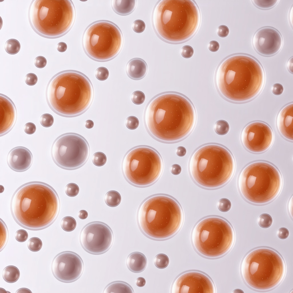 Illustration of nanostructured lipid carriers delivering tallow lipids into skin layers