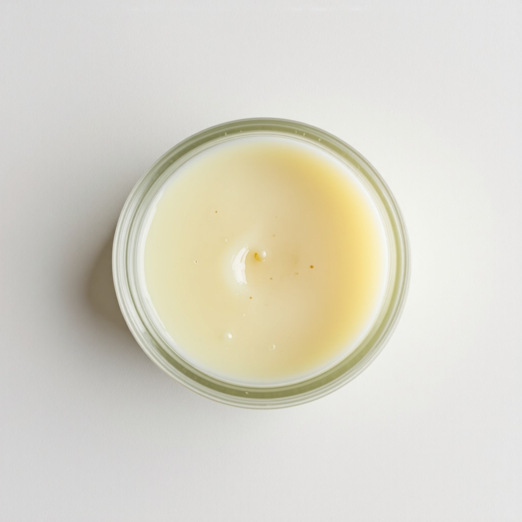 Close-up of a natural, handcrafted tallow-based skincare product emphasizing purity and richness