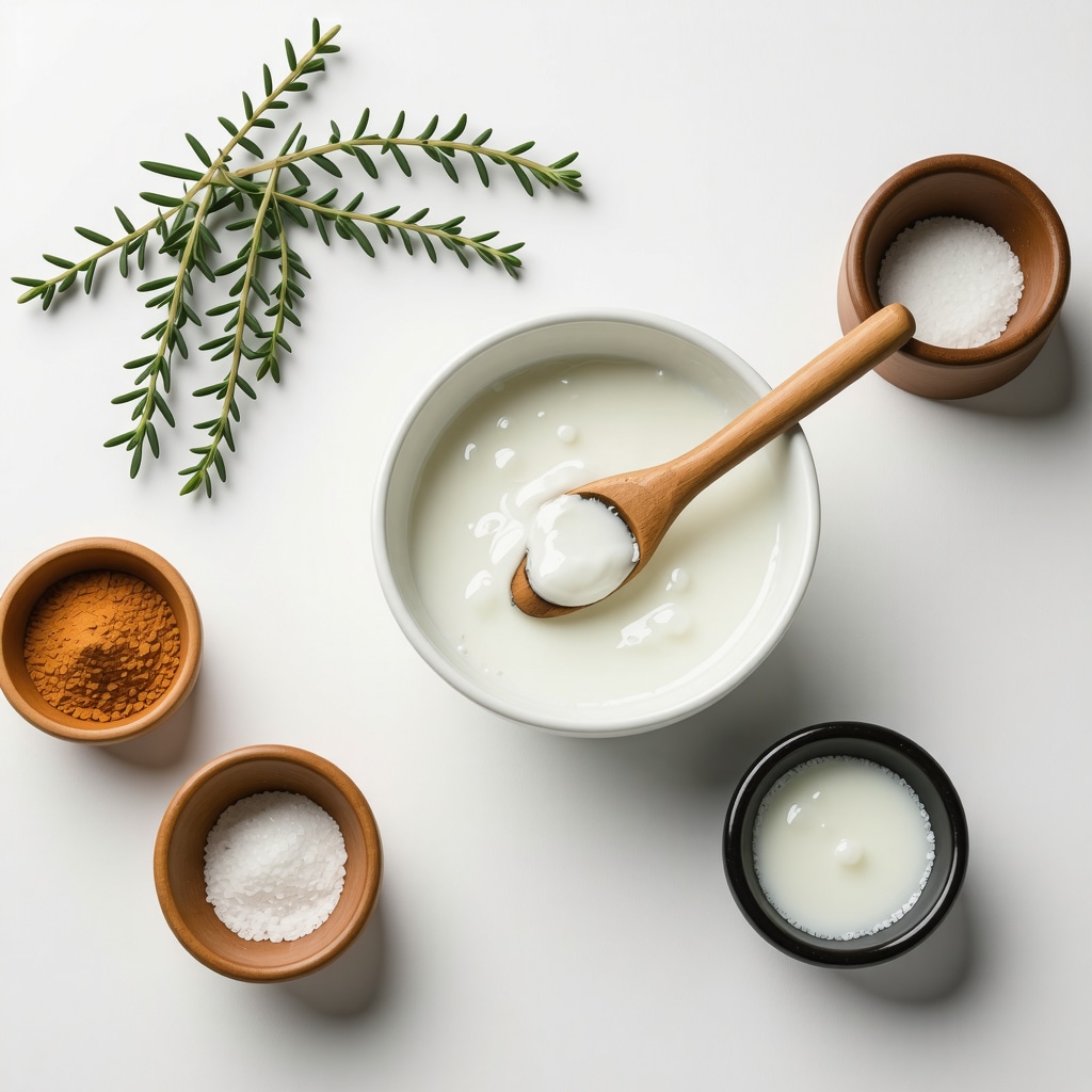 Handmade tallow cream being infused with botanicals in a peaceful, natural setting.