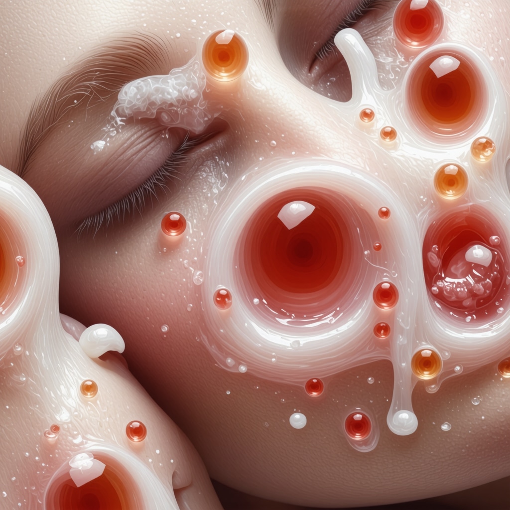 Diagram of skin healing with nutrient-rich tallow penetrating deep into the dermis