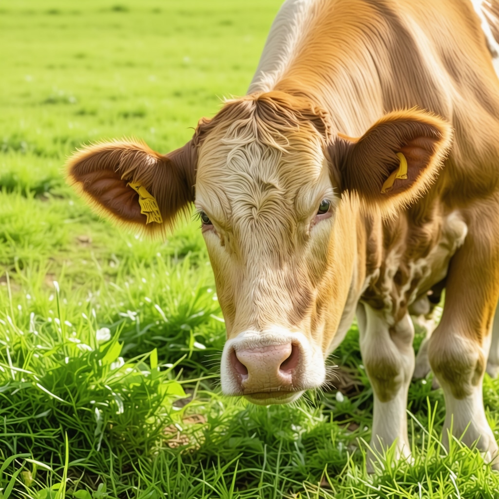 Farm scene showing pasture-raised animals and sustainable farming practices