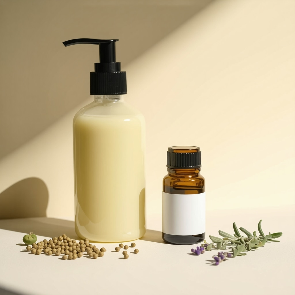A jar of homemade tallow balm with herbs and essential oils, natural and nourishing