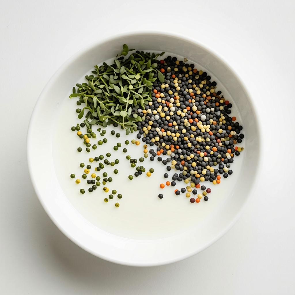 A skincare expert mixing grass-fed tallow with herbs for sensitive skin