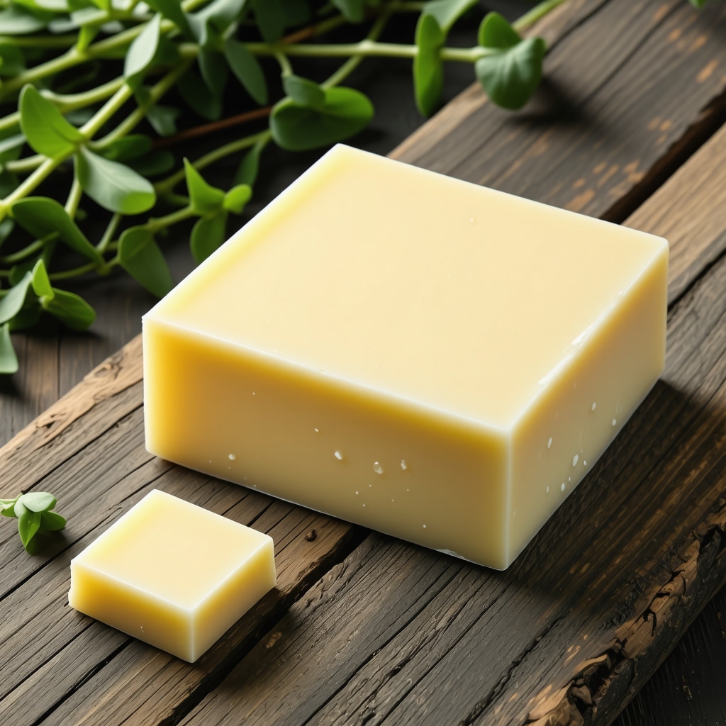 High-quality grass-fed tallow in natural setting emphasizing purity and ethical sourcing.