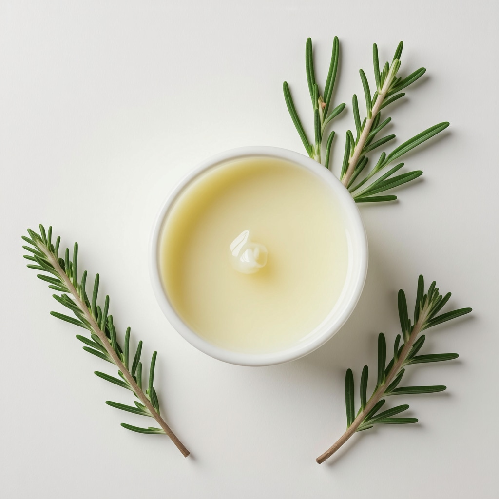 Close-up of organic grass-fed beef tallow in a natural skincare product