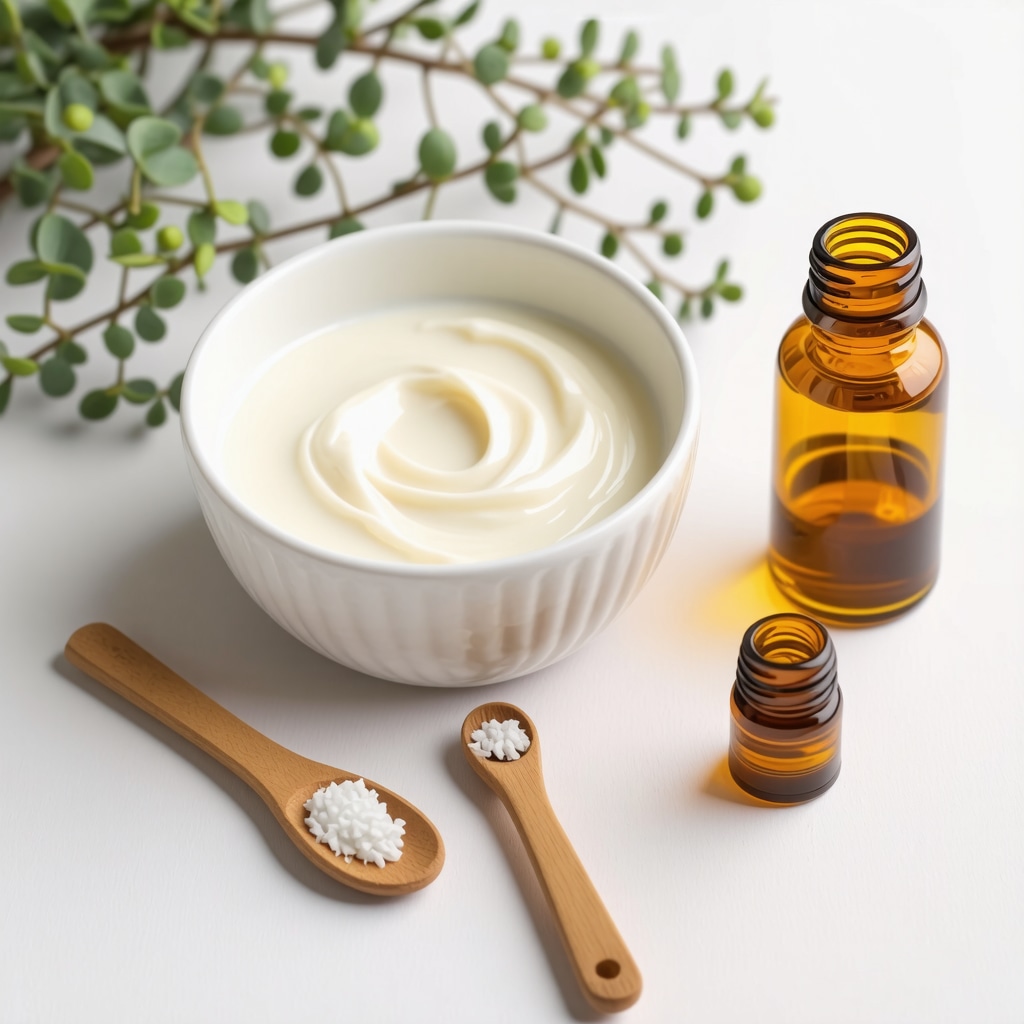 Whipped grass-fed tallow with essential oils for skincare
