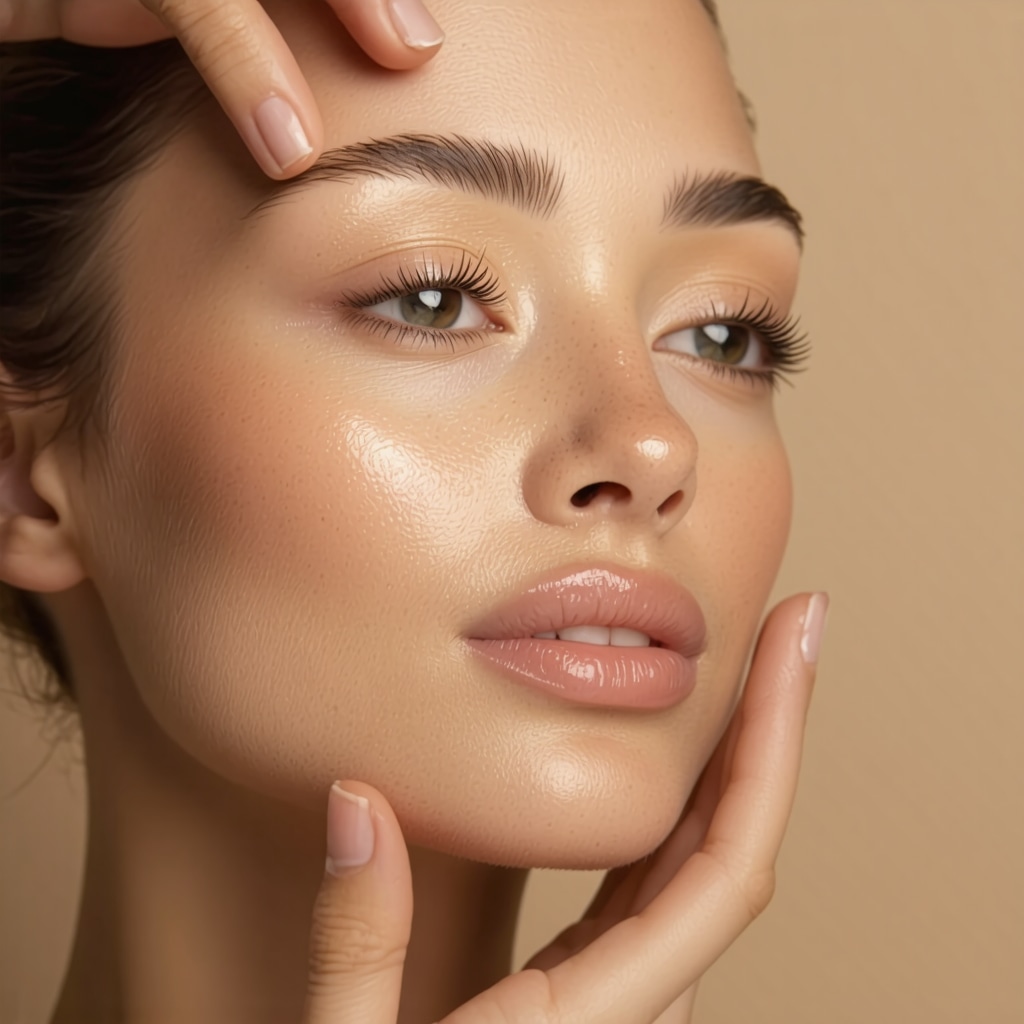 A person gently applying tallow to their face, highlighting natural skincare benefits.