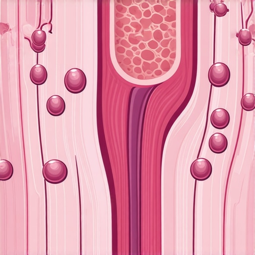 Illustration of skin layers being revitalized by nutrient-rich tallow molecules