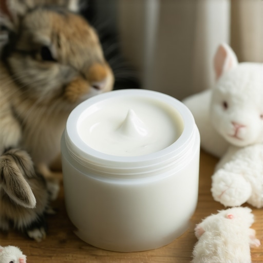 Healing Cream with Animal-Based Ingredients for Sensitive Skin Relief