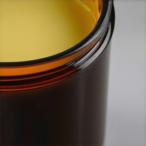 Close-up of grass-fed beef tallow jar with fresh herbs and skin repair imagery