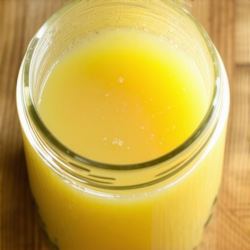 Close-up of beef tallow in a jar showing its rich, creamy texture, emphasizing its nutrient density for skincare