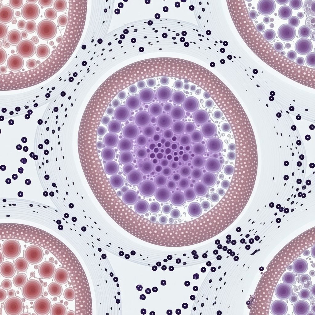 Microscopic view of skin cells showing lipid layers enhanced by nutrient-rich tallow for skin repair