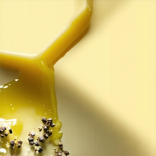 Close-up of nutrient-rich beef tallow with herbal oils and extracts