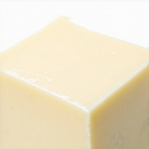 Detailed image showing the nutrient components of organic grass-fed beef tallow, emphasizing vitamins and omega fatty acids.