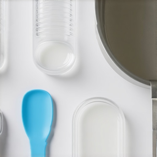 Tools for storing and applying organic tallow skincare, including glass jars, spatula, and double boiler