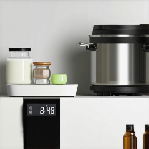 Kitchen tools used for preparing and storing homemade tallow skincare products.