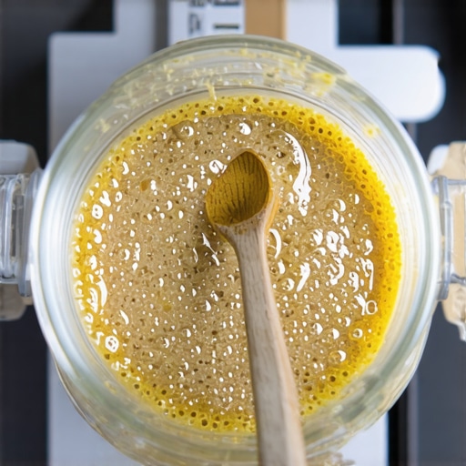 A jar of organic grass-fed beef tallow with some essential oils and botanical ingredients.