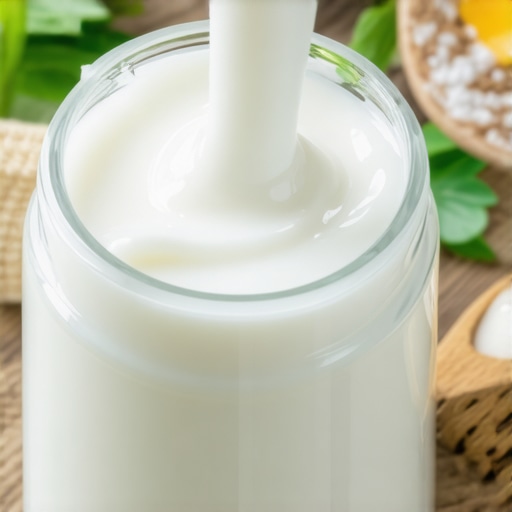 A jar of whipped tallow cream with a whisk, emphasizing precision and quality