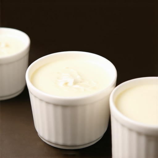 A sequence of images showing melting beef tallow, mixing ingredients, and storing the finished moisturizer in jars.